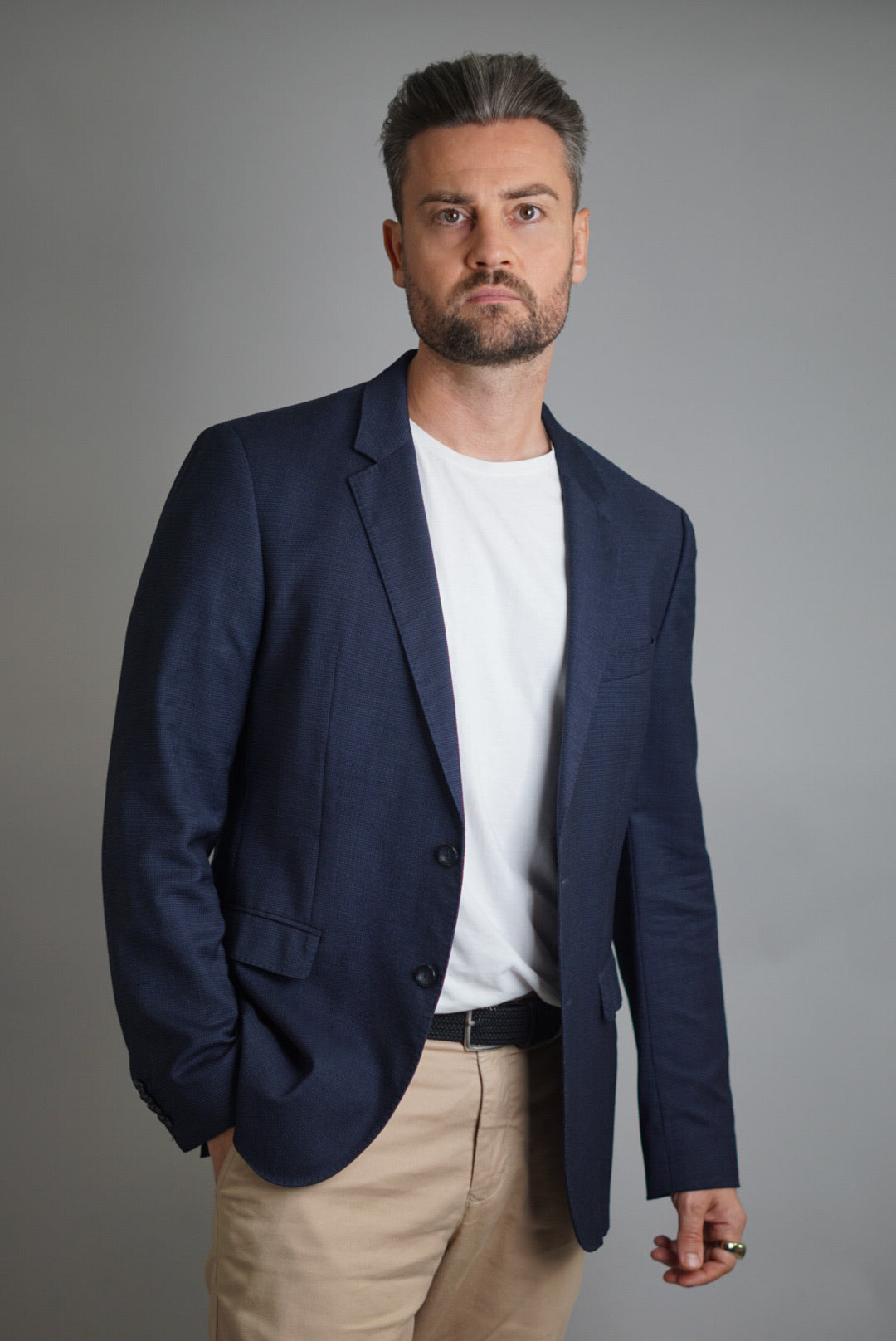 Tommy Hilfiger TH Flex Navy Blazer
