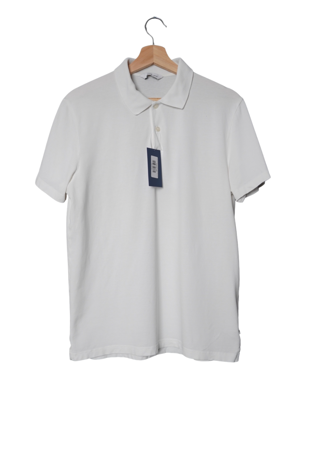 Samsoe Samsoe White Cotton Polo Shirt