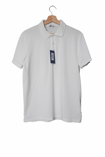 Samsoe Samsoe White Cotton Polo Shirt