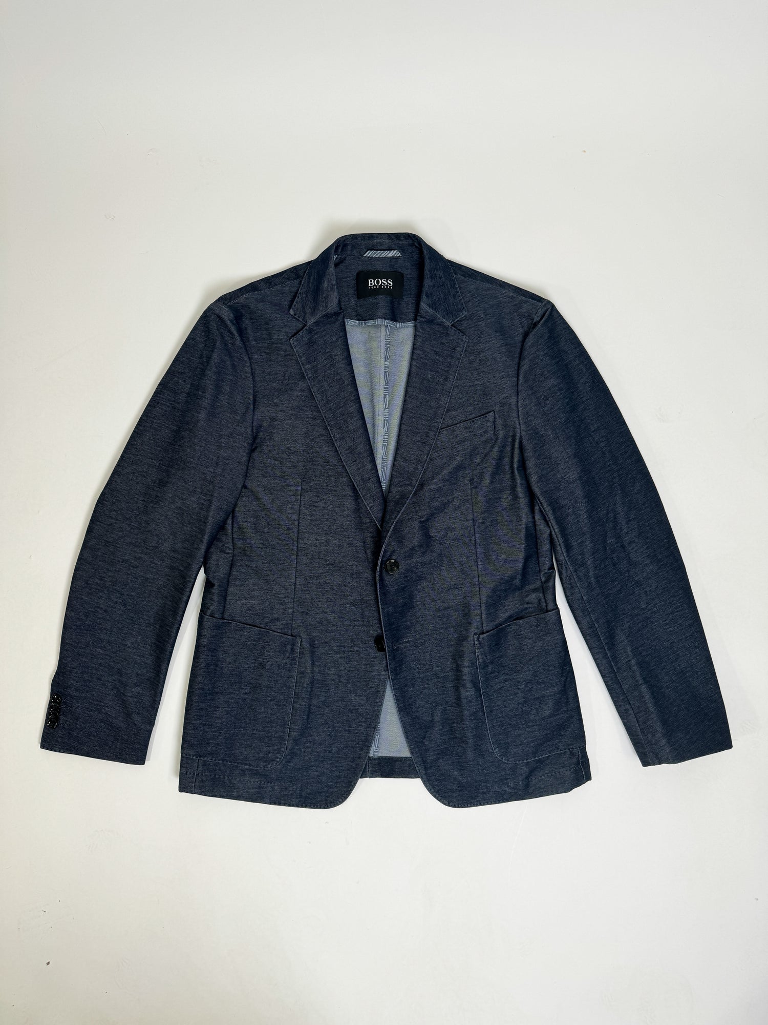 Hugo Boss Navy Stretch Jersey Jacket