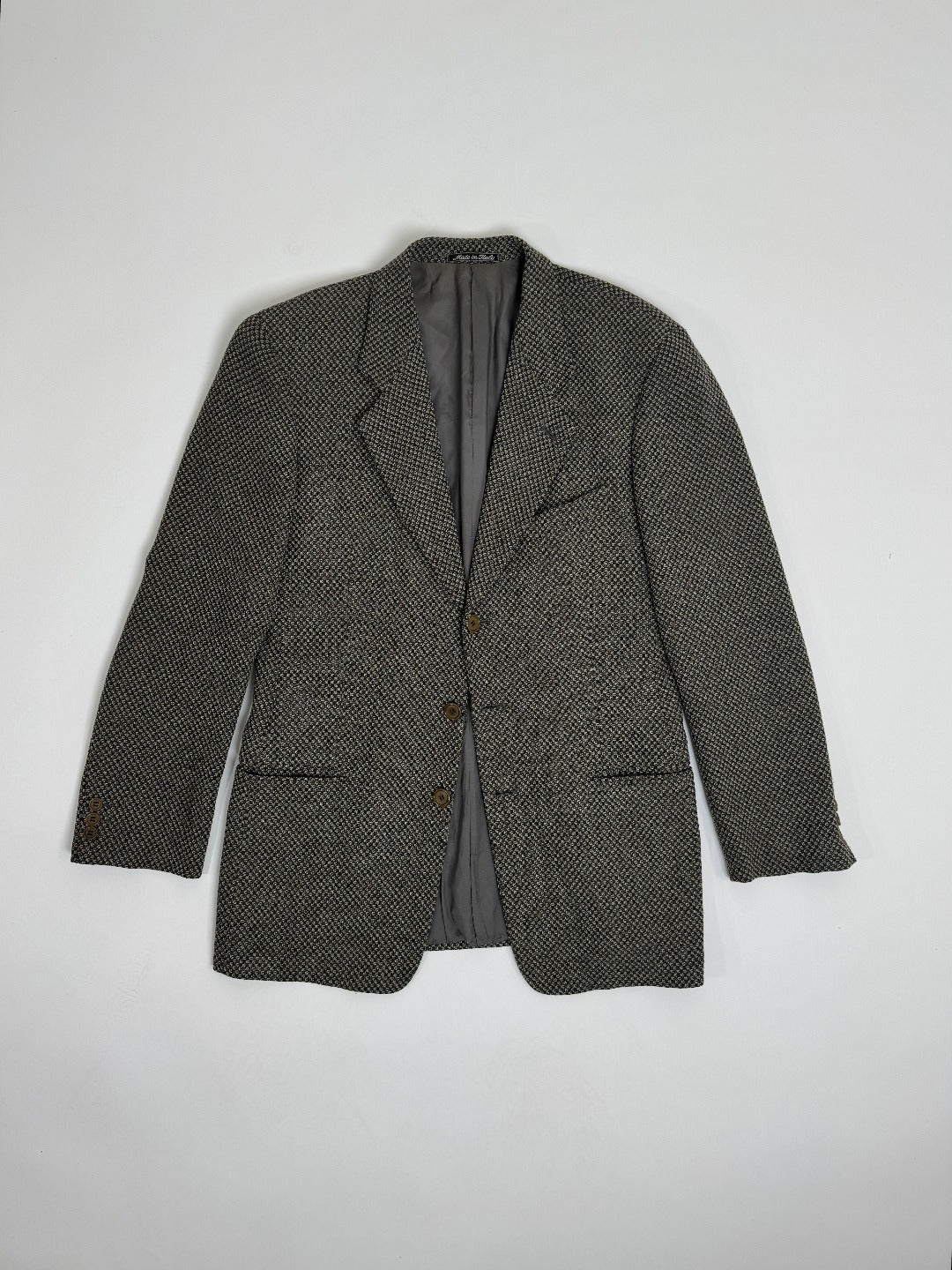 Giorgio Armani Single-Breasted Virgin Wool Blazer