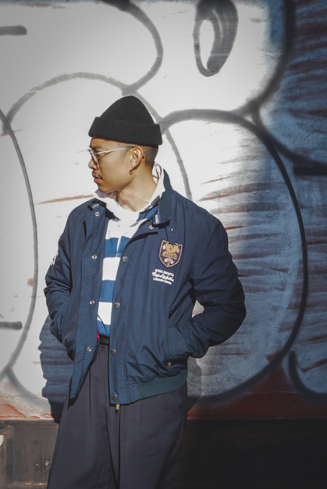 Morris Stockholm Royal Regatta Heritage Navy Bomber Jacket