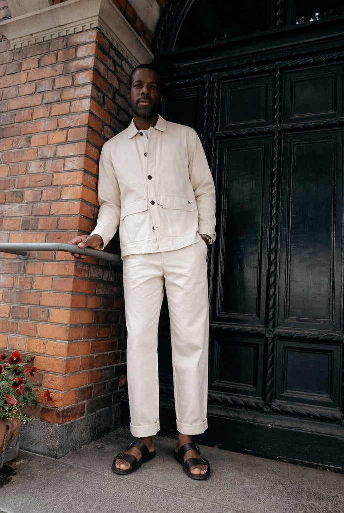 Loreak Mendian Sand Cotton Jacket und Chinos