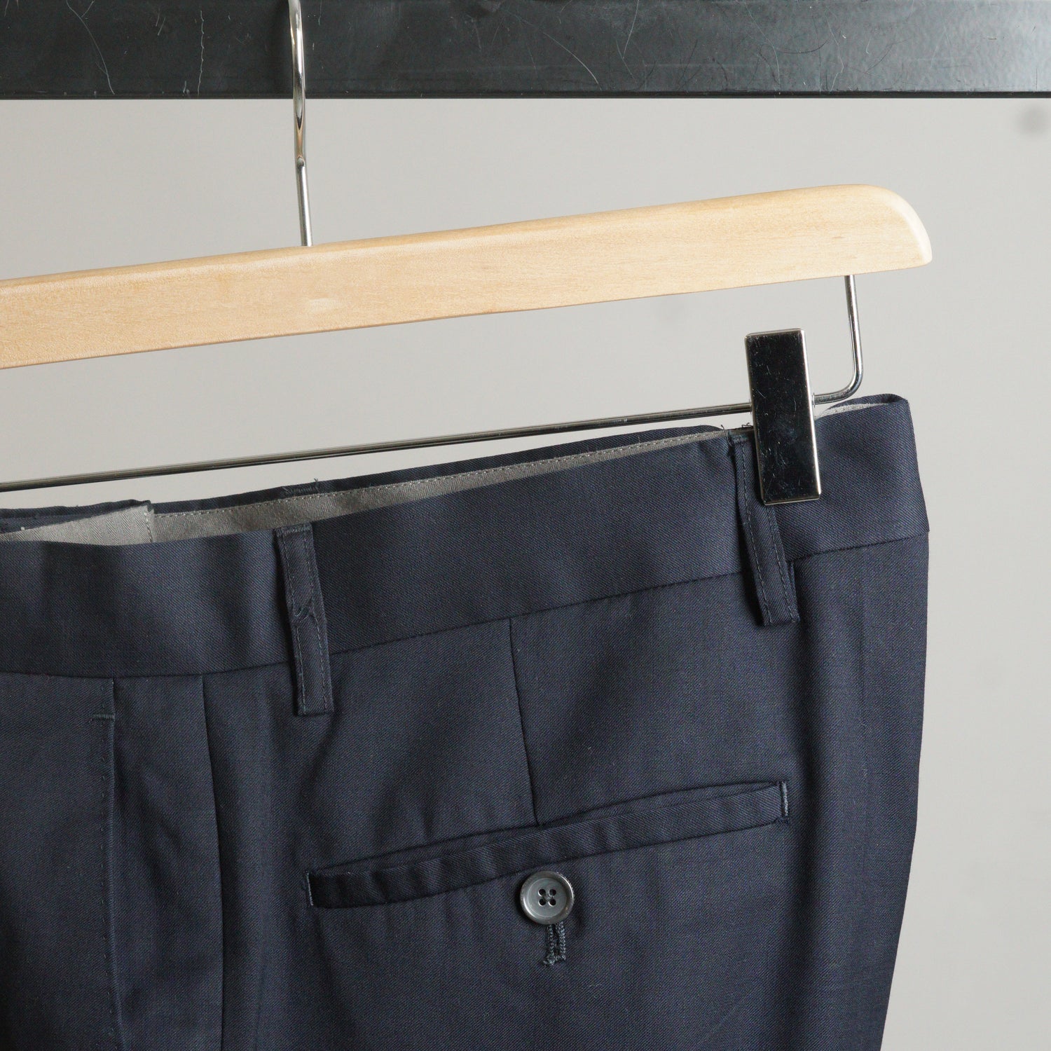 Matinique Navy Wool Dress Pant