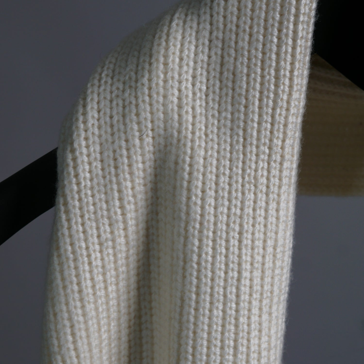 J.Lindeberg White Wool Scarf