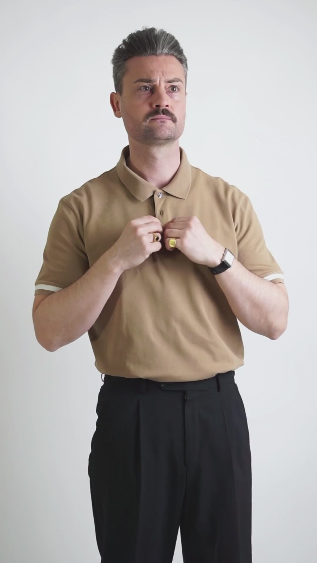 Hugo Boss Brown Mercerised Poloshirt