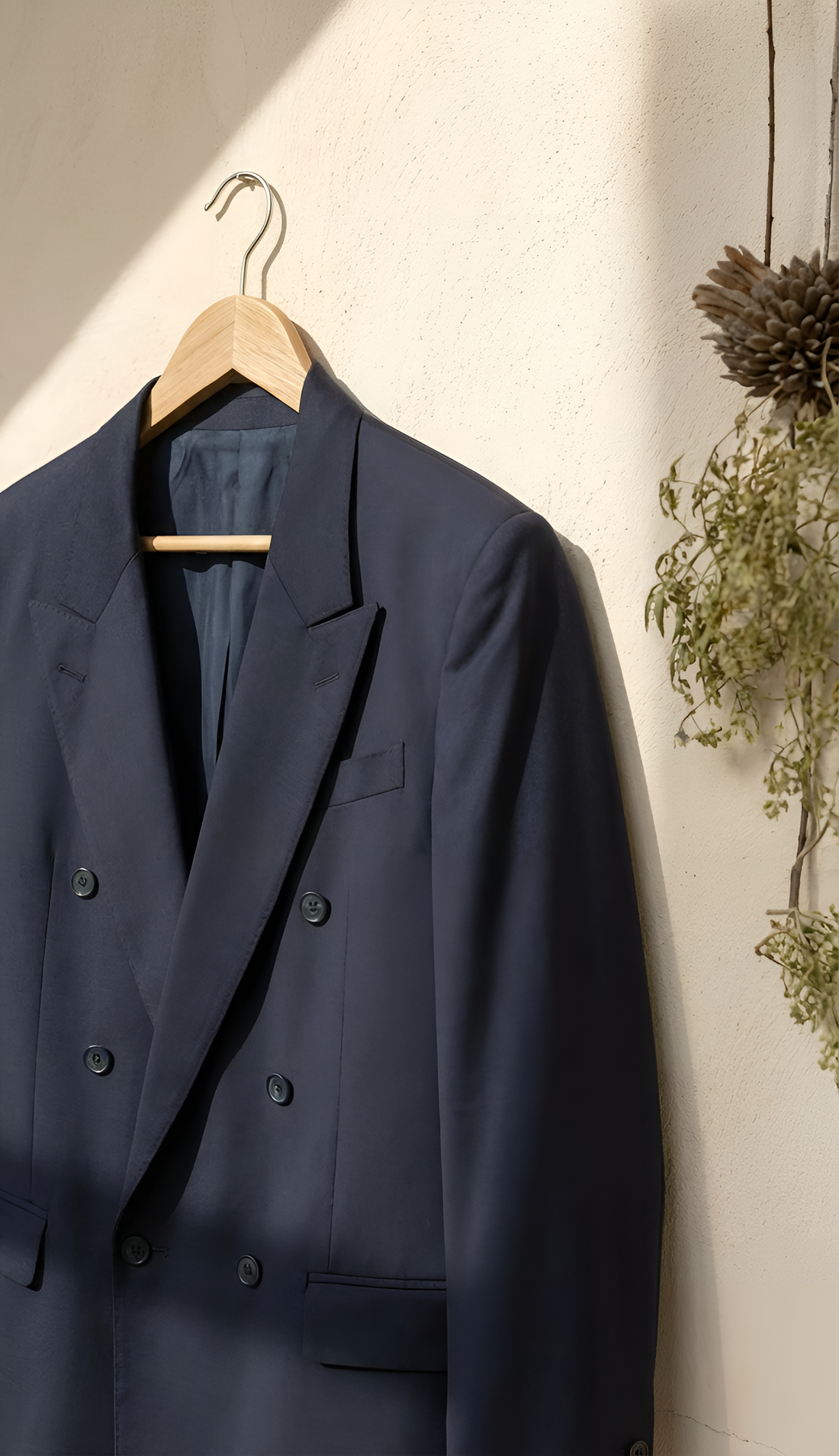 Tiger of Sweden – Zweireihiger Blazer in Marineblau