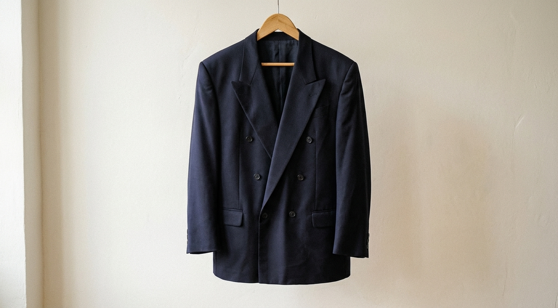Tiger of Sweden – Zweireihiger Blazer in Marineblau