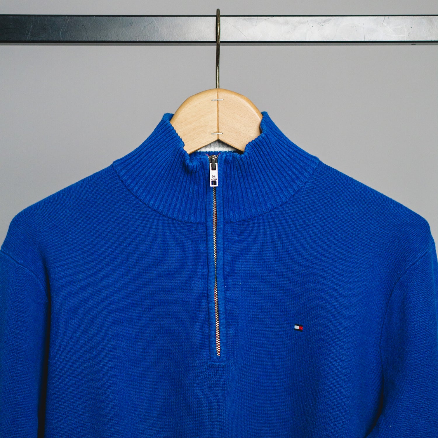 Tommy Hilfiger Blue Halfzip Knit